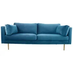 2-Sitzer-Sofa in Blau
