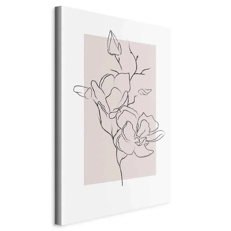 Leinwandbild Abstraktes, Blumen 40/60/1,2 cm