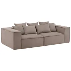 2-Sitzer-Sofa in Braun