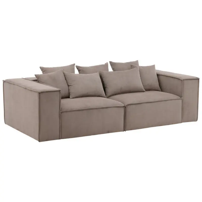 2-Sitzer-Sofa in Braun