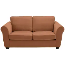 2,5-Sitzer in Chenille Rostfarben