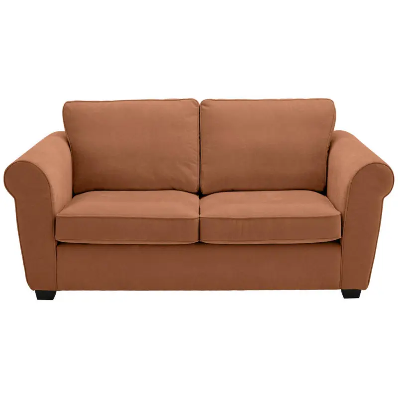 2,5-Sitzer in Chenille Rostfarben