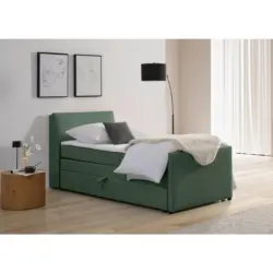 Boxspringbett 100/200 cm in Gr&uuml;n