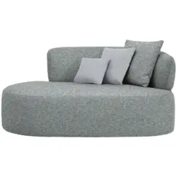 R&eacute;camiere in Flachgewebe Grau, Gr&uuml;n, Hellgrau