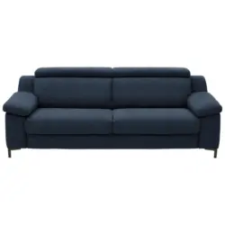 3-Sitzer-Sofa in Chenille Blau