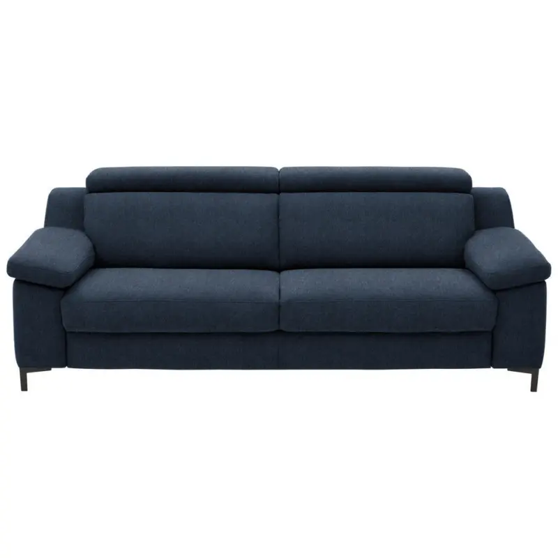 3-Sitzer-Sofa in Chenille Blau