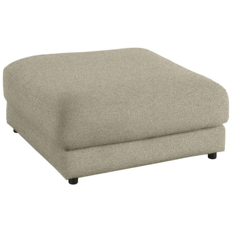 Hocker in Textil Hellgr&uuml;n