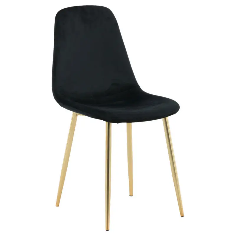 Stuhl-Set 2 St&uuml;ck Samt