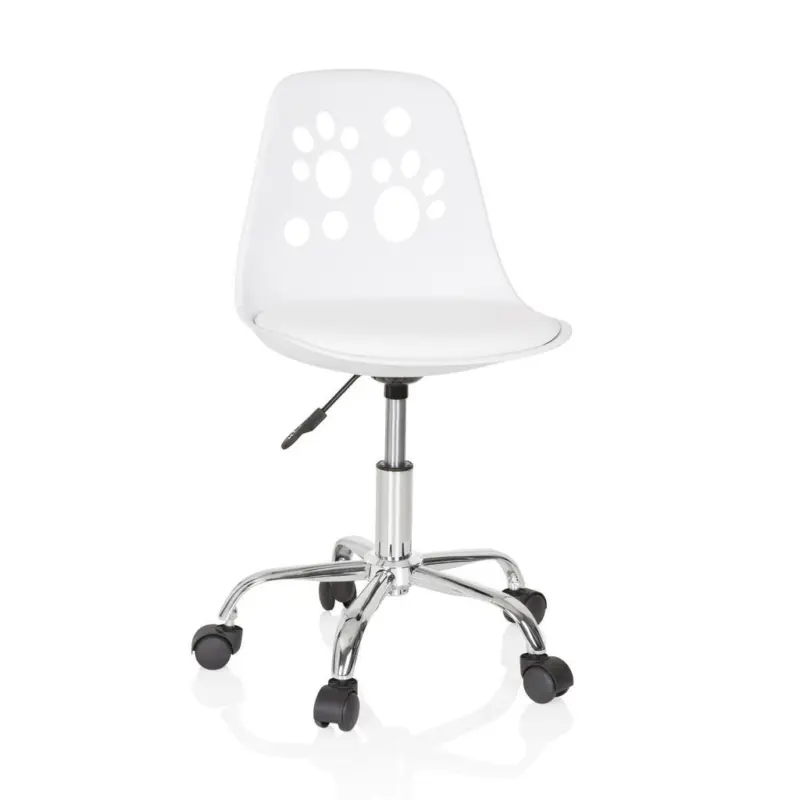 Jugenddrehstuhl in Wei&szlig;