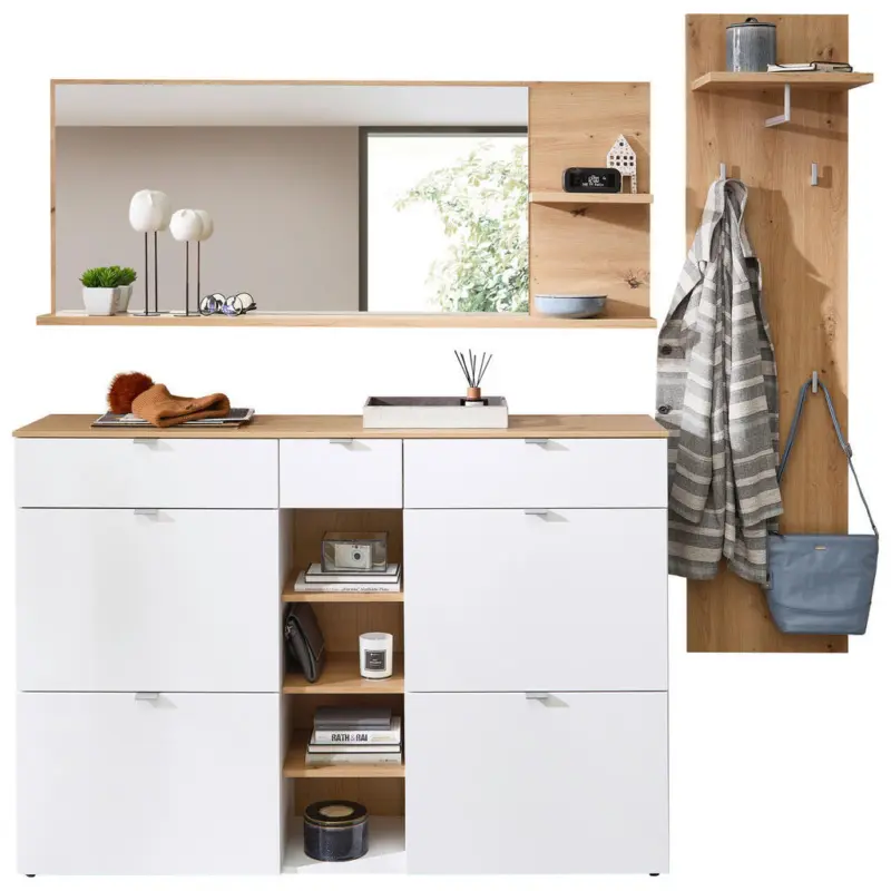 Garderobe 3-teilig in 208/202/38 cm