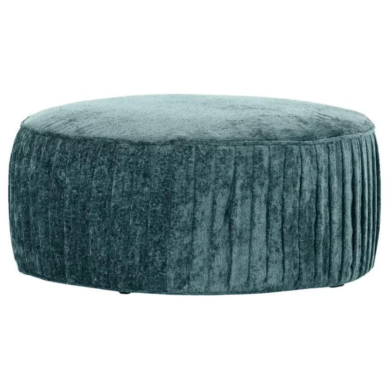 Hocker in Textil T&uuml;rkis