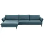 XXXLutz Lauterach - Ihr M&ouml;belhaus bei Bregenz Ecksofa inkl. Funktion in Echtleder Blau 172/334 cm