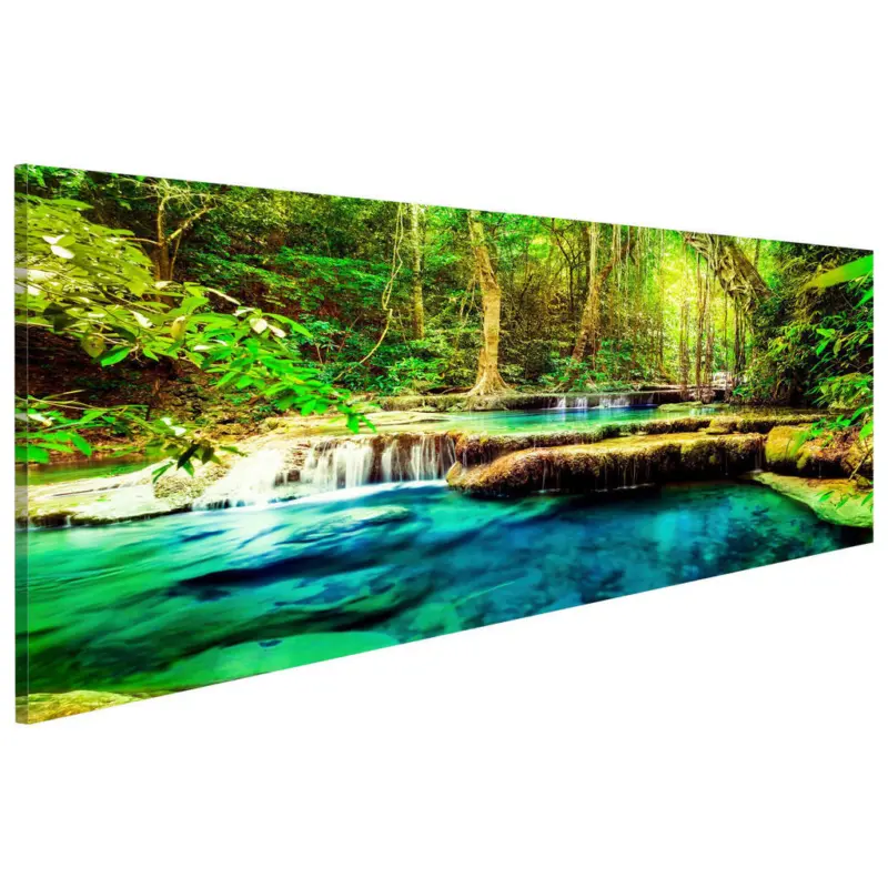 Leinwandbild B&auml;ume 120/40 cm