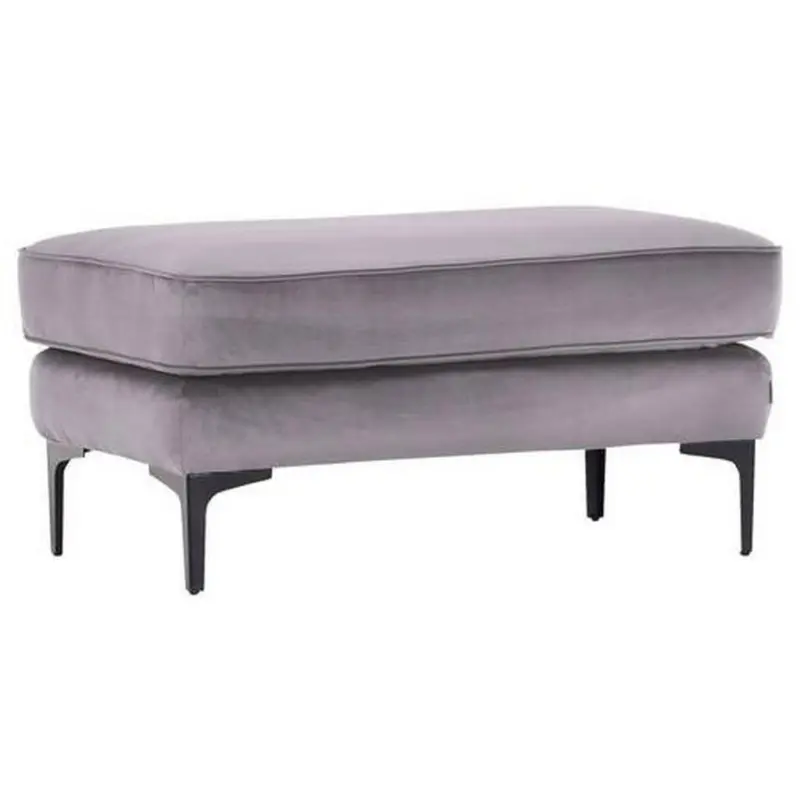 Hocker in Textil Hellgrau