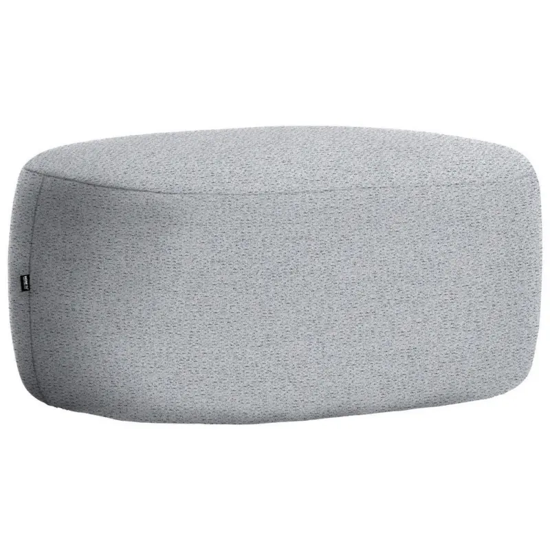 Hocker in Textil Grau