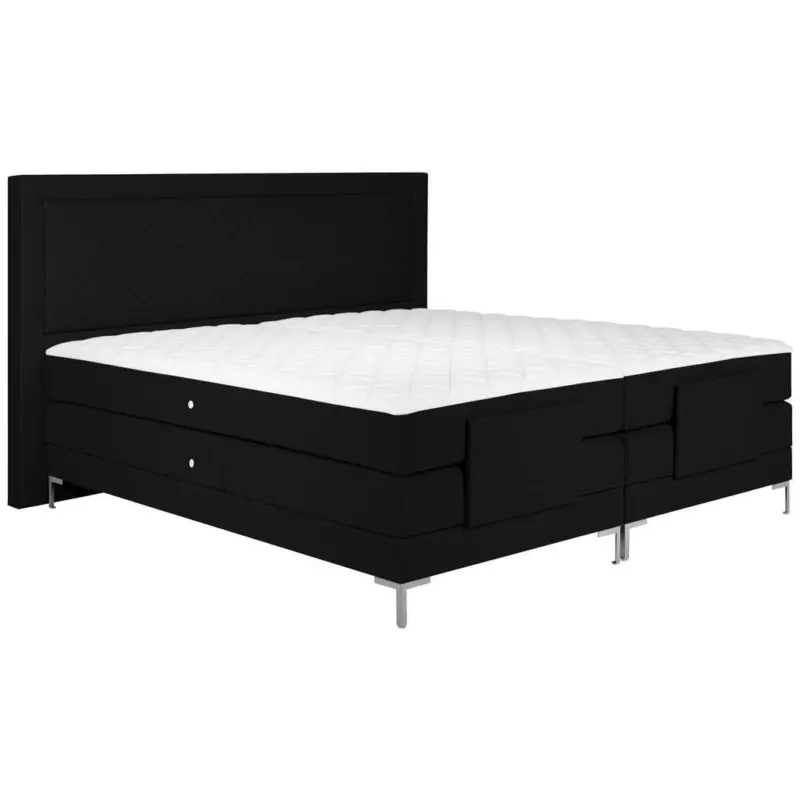 Boxspringbett 180/200 cm in Schwarz