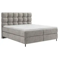 Boxspringbett 180/200 cm in Taupe