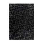 XXXLutz Lauterach - Ihr M&ouml;belhaus bei Bregenz Flachwebeteppich 200/290 cm Bijou 125 Schwarz / Silber Schwarz, Silberfarben