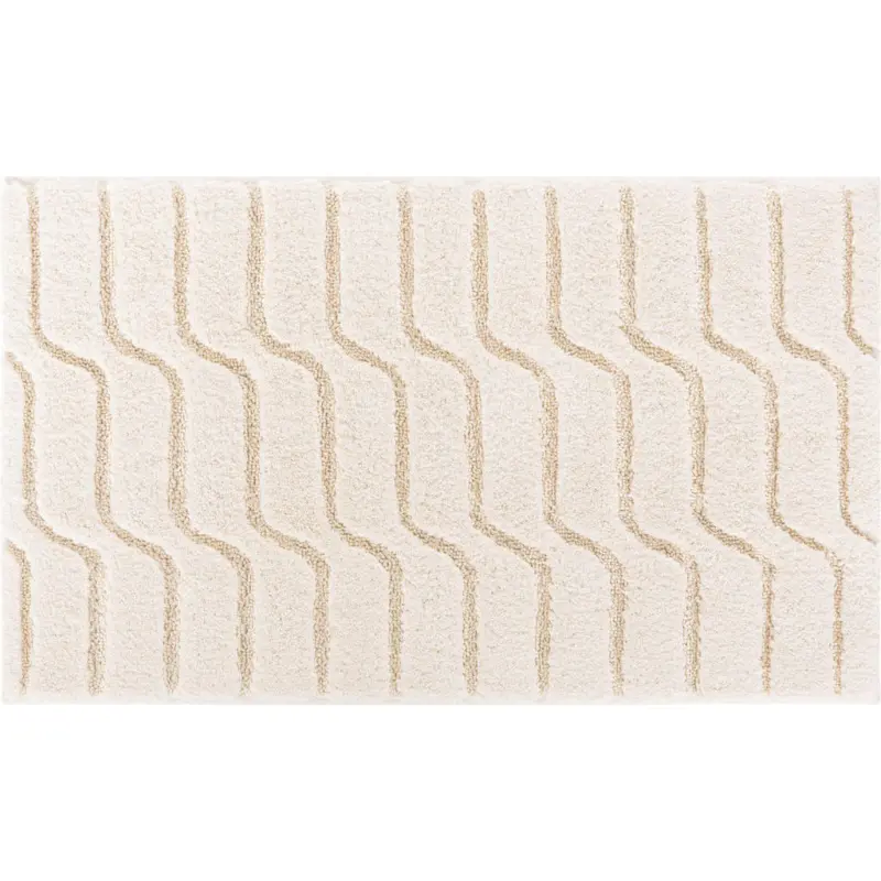 Badteppich Naturfarben 70/120 cm