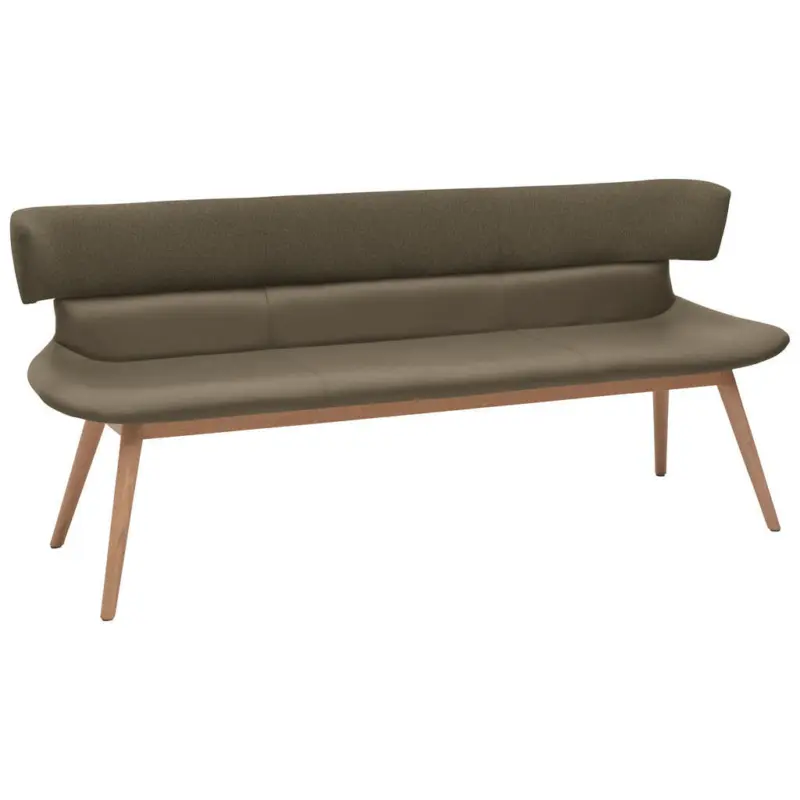 Sitzbank 190/84,5/64,5 cm in Eichefarben, Graubraun