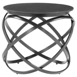 Beistelltisch in Metall, Keramik 55/55/50 cm