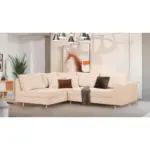 XXXLutz Lauterach - Ihr M&ouml;belhaus bei Bregenz Ecksofa inkl. Hocker Ariella in Cord Creme 161/231 cm
