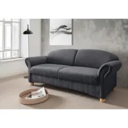 2-Sitzer-Sofa Torello in Mikrofaser Anthrazit