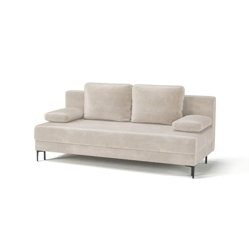 Schlafsofa Leipzig in Velours Beige