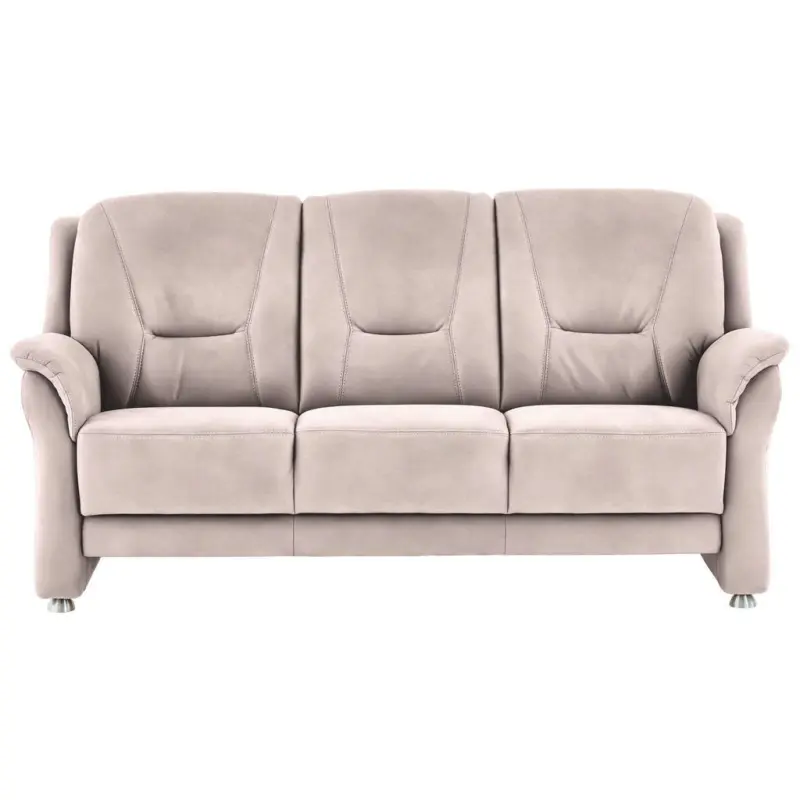 3-Sitzer-Sofa in Mikrofaser Rosa