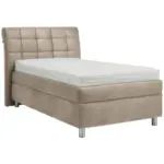 XXXLutz Lauterach - Ihr M&ouml;belhaus bei Bregenz Polsterbett Matratze, Lattenrost Greige 100/200 cm