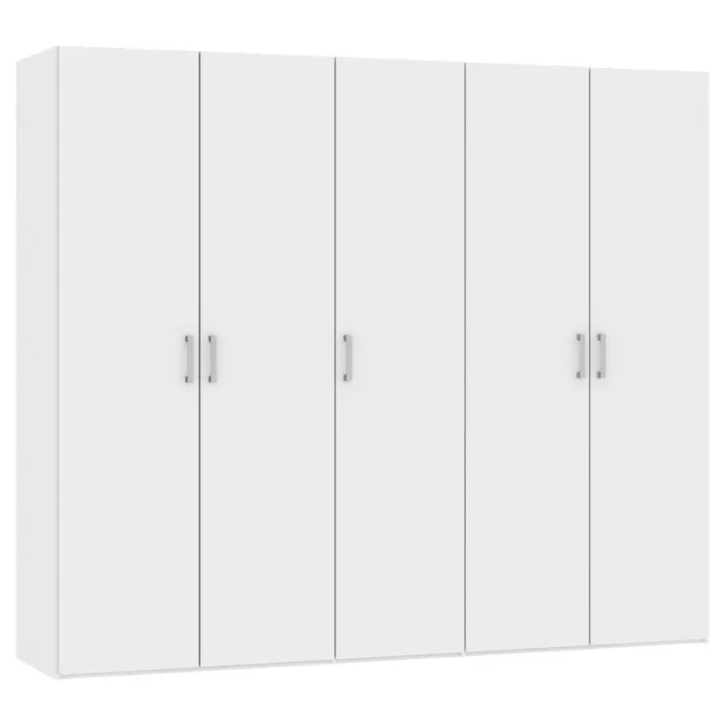 Dreht&uuml;renschrank in Wei&szlig;