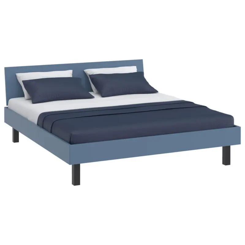 Bett 180/200 cm in Blau