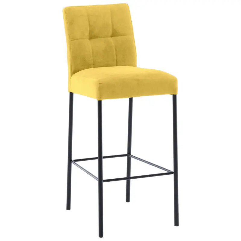 Barhocker in Gelb, Schwarz