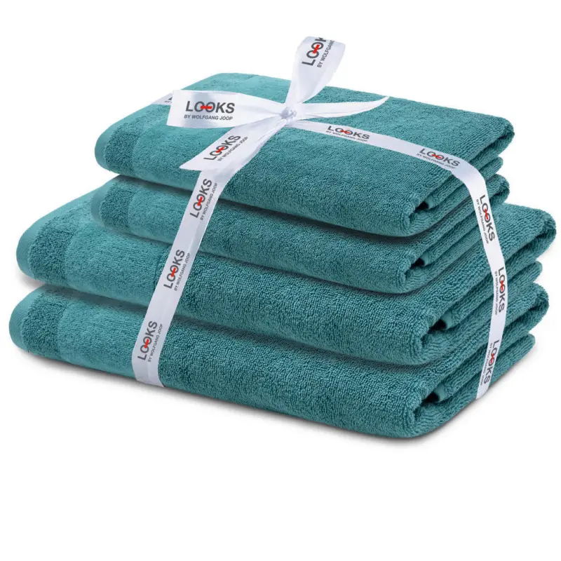 Frottierset Looks by Wolfgang Joop T&uuml;rkis 4-teilig