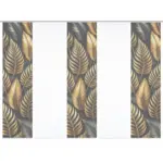 XXXLutz Lauterach - Ihr M&ouml;belhaus bei Bregenz Fl&auml;chenvorhang in Anthrazit, Goldfarben blickdicht