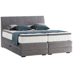 Boxspringbett 200/200 cm in Grau