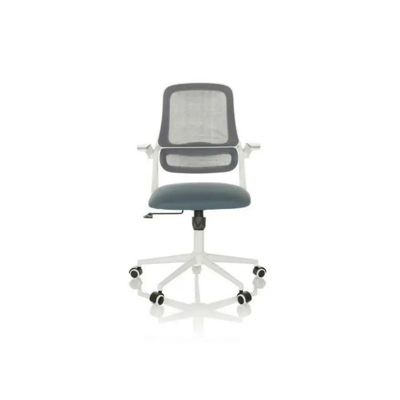 Drehstuhl in Flachgewebe Grau