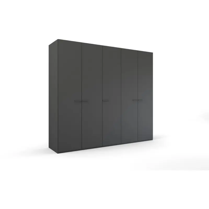 Dreht&uuml;renschrank in Graphitfarben