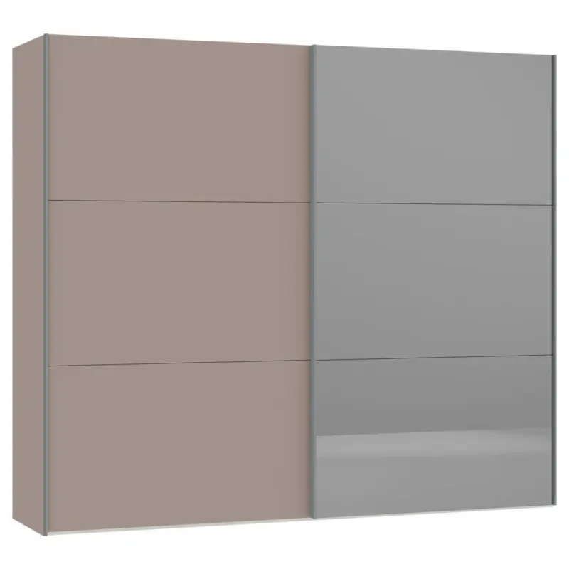 Schwebet&uuml;renschrank in Hellbraun