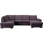 XXXLutz Lauterach - Ihr M&ouml;belhaus bei Bregenz Wohnlandschaft in Webstoff Violett