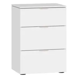 Nachtk&auml;stchen 45/65/43 cm in Wei&szlig;