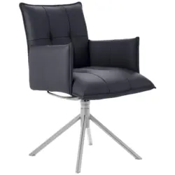 Armlehnstuhl Lederauswahl, Stoffauswahl, Sitzfl&auml;che 360&deg; drehbar Echtleder