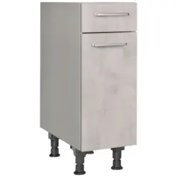Schubkastenunterschrank 30/87/56 cm in Hellgrau