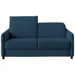Schlafsofa Florenz in Cord, Velours Blau