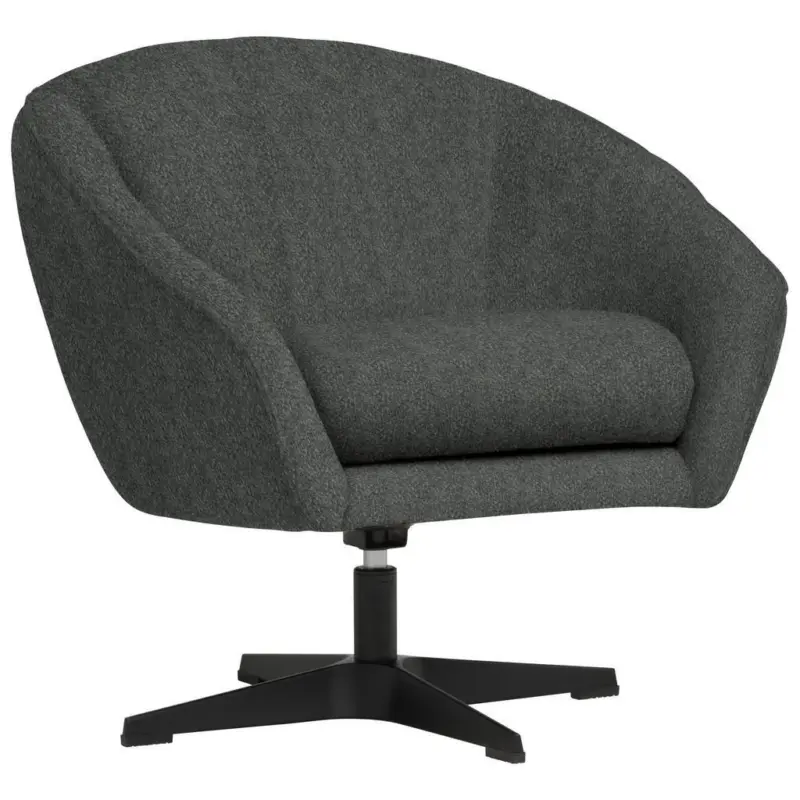 Sessel in Chenille Anthrazit