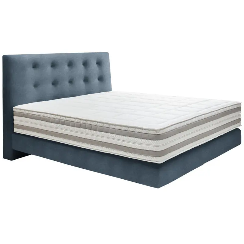 Boxspringbett 160/200 cm in Blau