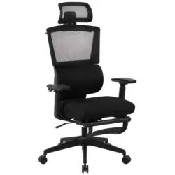 Chefsessel in Netzbespannung Schwarz