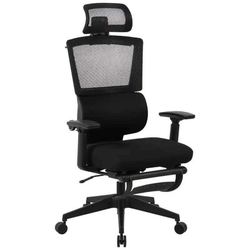 Chefsessel in Netzbespannung Schwarz