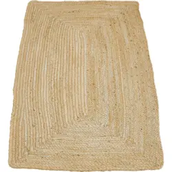Juteteppich 120/170 cm Jute Creme