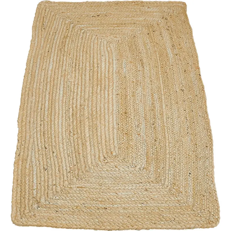 Juteteppich 120/170 cm Jute Creme